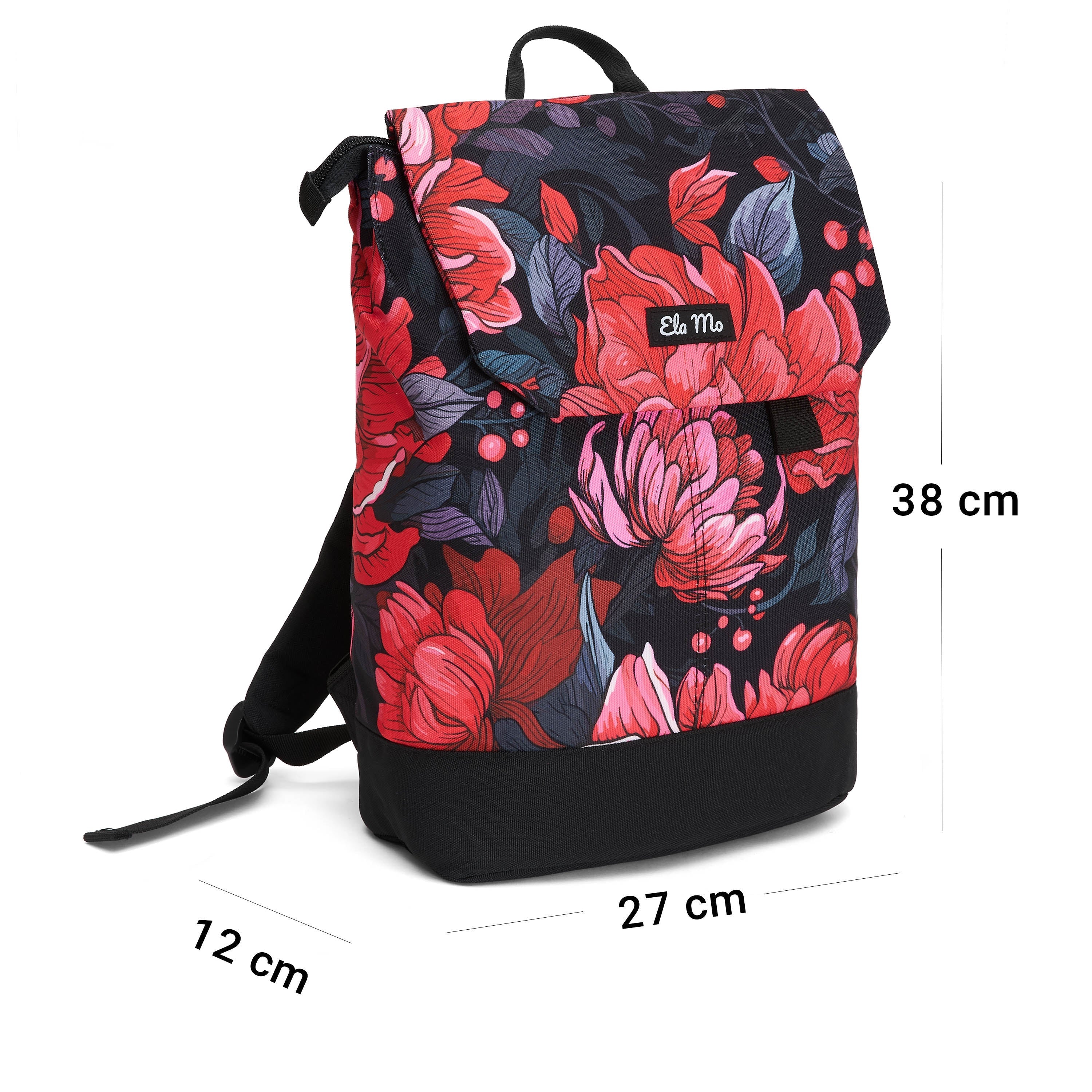 Ela Mo™ Daypack Rucksack | Dalia Red