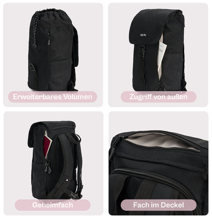 Ela Mo™ Everywhere Daypack | Black