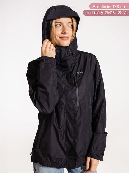 Ela Mo™ Regenjacke | Black