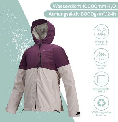 Ela Mo™ Regenjacke | Grape