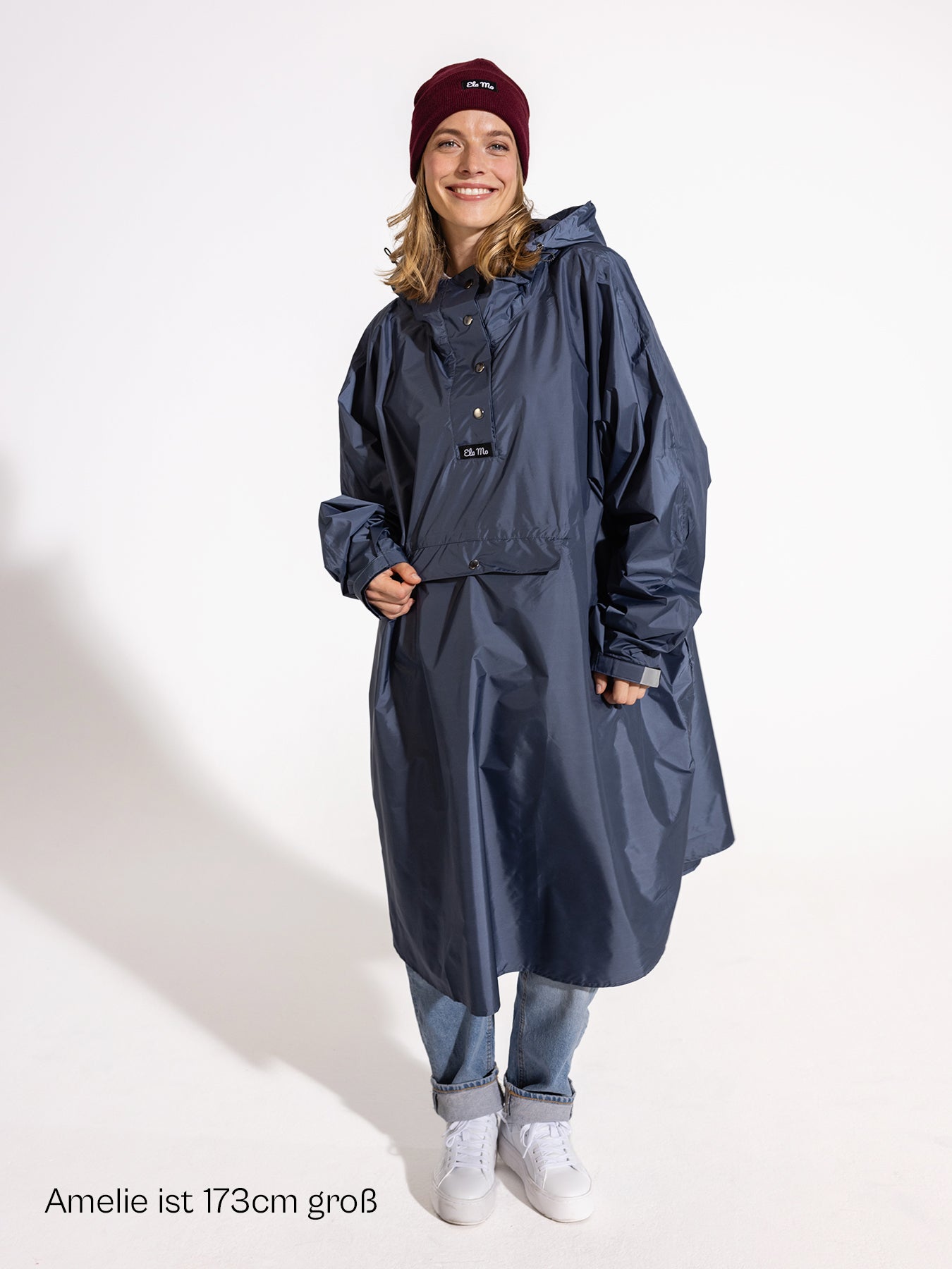 Ela Mo™ Regenponcho | Navy