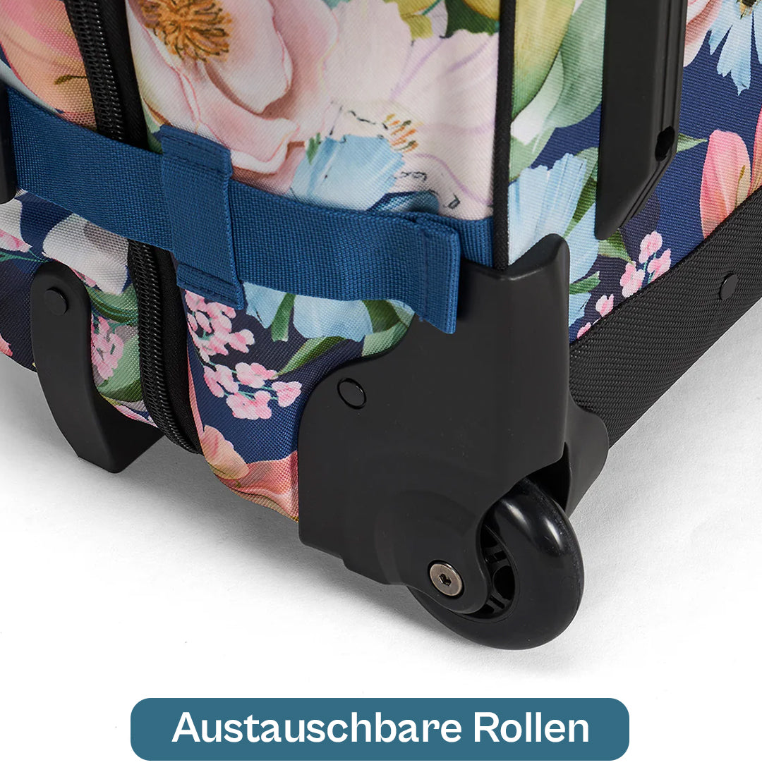 Ela Mo™ Reisetasche mit Rollen 42 Liter | Orange Lily