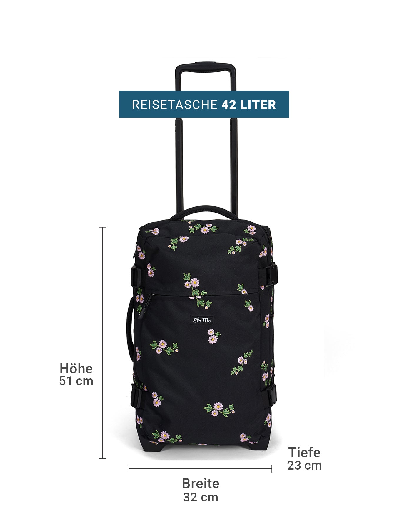 Ela Mo™ Reisetasche mit Rollen 42 Liter | Upsy Daisy