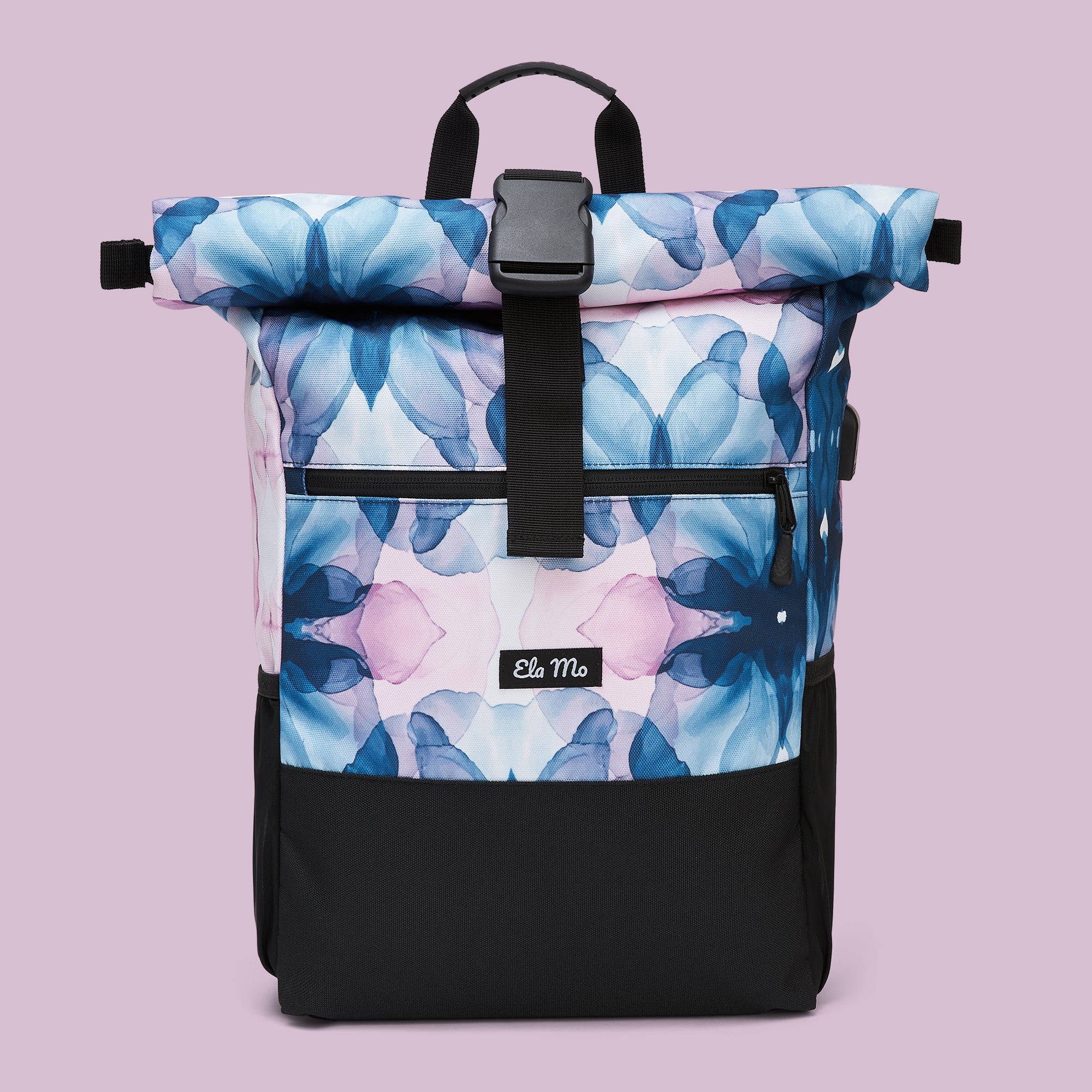 Ela Mo™ Rolltop Rucksack Aqua