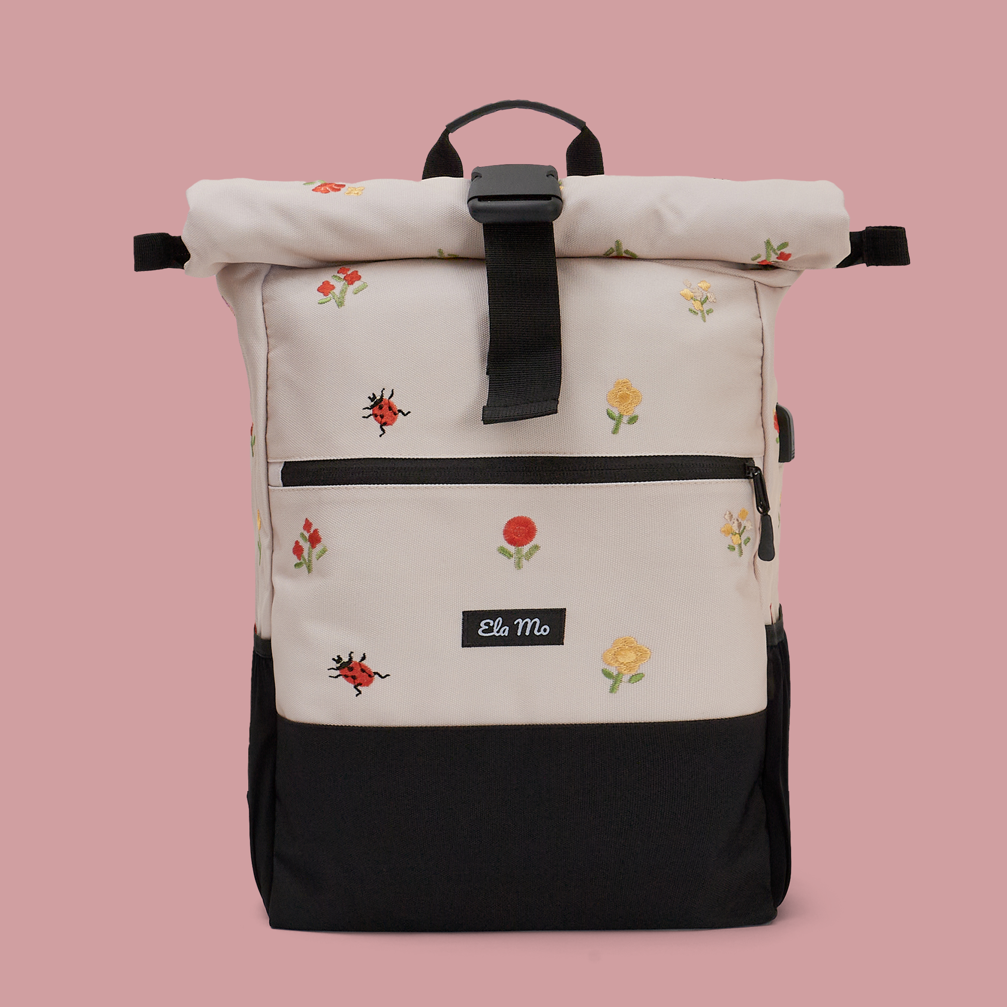 Ela Mo™ Rolltop Rucksack | Embroidery Edition Losy