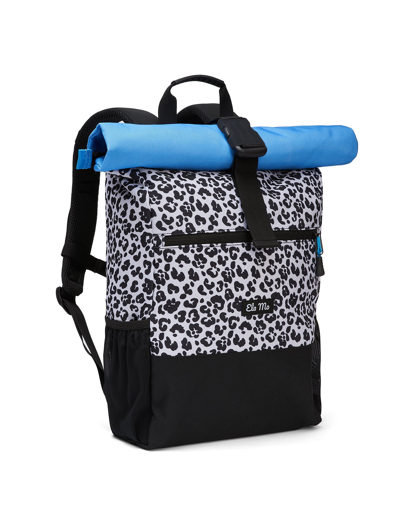 Ela Mo™ Rolltop Rucksack Leo von der Seite