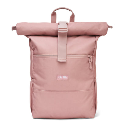 Ela Mo™ Rolltop Rucksack | Pastel Rose