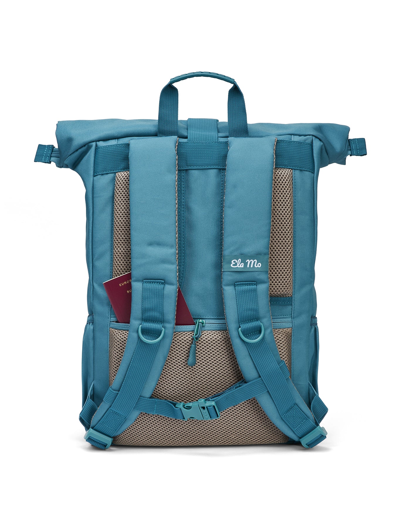 Ela Mo™ Rolltop Rucksack | Petrol