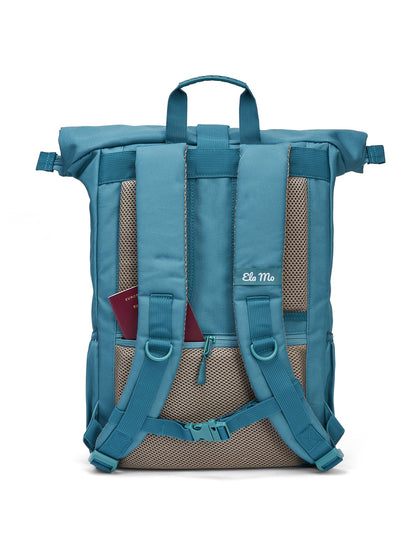 Ela Mo™ Rolltop Rucksack | Petrol